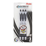 Pentel GlideWrite 1.0mm Retractable Ballpoint Pens - Black Ink