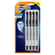 BIC Gel-ocity Smooth Stic 0.5mm Gel Pens - Black Ink