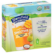 Stonyfield Organic Dairy-Free Tropical Twist Smoothie Pouches