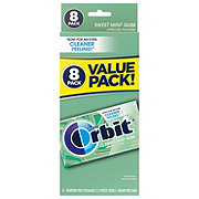 Orbit Sugar Free Chewing Gum Value Pack - Sweet Mint, 8 Pk