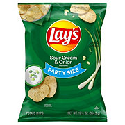Lay's Sour Cream Onion Potato Chips Party Size