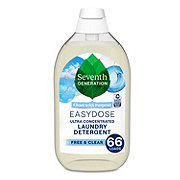 Seventh Generation EasyDose Ultra Concentrated HE Laundry Detergent, 66 Loads - Free & Clear