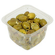 Divina Green Olives Pitted with Minced Garlic