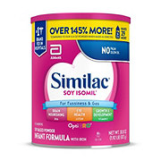 Similac Soy Isomil For Fussiness and Gas Infant Formula with Iron Powder
