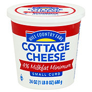 Hill Country Fare 4% Small Curd Cottage Cheese
