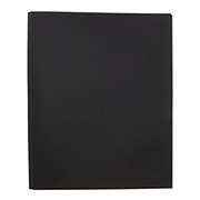 H-E-B Pocket Poly Folder with Prongs - Black