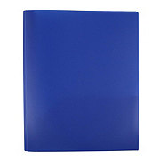 H-E-B Pocket Poly Folder with Prongs - Blue