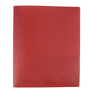 H-E-B Pocket Poly Folder with Prongs - Red