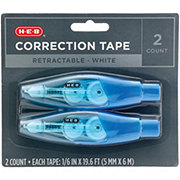 H-E-B Retractable Correction Tape