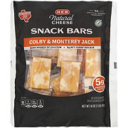 H-E-B Colby & Monterey Jack Cheese Snack Bars - Texas-Size Pack, 22 ct