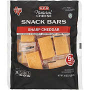 H-E-B Sharp Cheddar Cheese Snack Bars - Texas-Size Pack, 22 ct