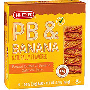 H-E-B Oatmeal Bars - Peanut Butter & Banana