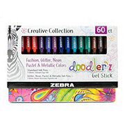 Zebra Doodler'z Gel Stick Pens - Assorted Ink