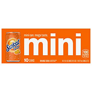 Sunkist Orange Soda Mini 7.5 oz Cans