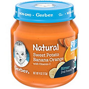 Gerber Natural for Baby 2nd Foods - Sweet Potato Banana & Orange