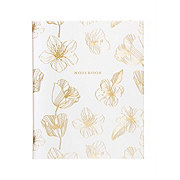 Eccolo Gold Flower Sketches Journal