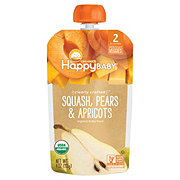 Happy Baby Organics Stage 2 Pouch - Squash Pears & Apricots