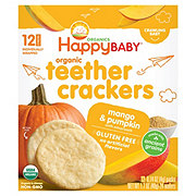 Happy Baby Organics Teether Crackers - Mango & Pumpkin
