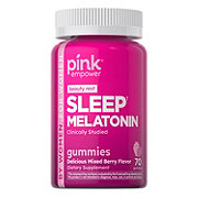 Pink Beauty Rest Melatonin Sleep Gummies