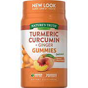 Nature's Truth Turmeric Curcumin + Ginger Gummies - Peach
