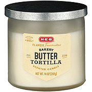 H-E-B Flavor Favorites Bakery Butter Tortilla Scented Candle