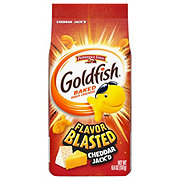 Goldfish Flavor Blasted Cheddar Jackd Crackers Snack Crackers