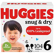 Huggies Snug & Dry Baby Diapers - Size 6