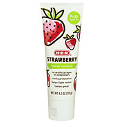 H-E-B Kids Fluoride Toothpaste - Strawberry