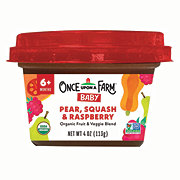 Once Upon a Farm Organic Baby Food - Pear Squash & Raspberry