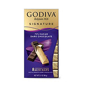 Godiva Signature 72% Cacao Dark Chocolate Mini Bars