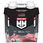Muscle Milk Pro Series 32 Slammin' Strawberry Non Dairy Protein Shake 4 pk