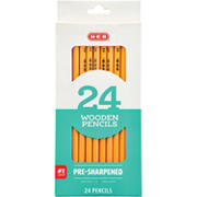 H-E-B Presharpened #2 Classic Wood Pencils, 24 pk