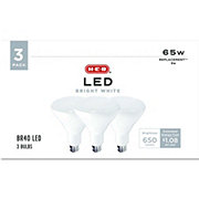 H-E-B BR40 65-Watt LED Light Bulbs - Bright White