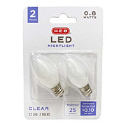 H-E-B C7 0.8-Watt Clear LED Night Light Bulbs