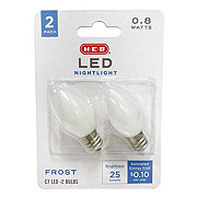 H-E-B C7 0.8-Watt Frosted LED Night Light Bulbs