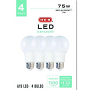 H-E-B A19 75-Watt LED Light Bulbs - Daylight