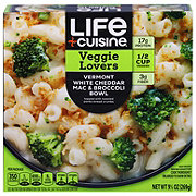 Life Cuisine Veggie Lovers Vermont White Cheddar Mac & Broccoli Bowl Frozen Meal