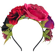 Day of the Dead Floral Crown Headband