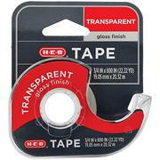H-E-B Transparent Tape - Glossy Finish, Each