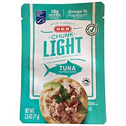 H-E-B Wild Caught Chunk Light Tuna in Spring Water Pouch