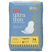 H-E-B Ultra Thin with Flexi-Wings Pads - Regular