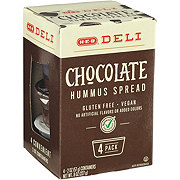 H-E-B Deli Snack Pack - Chocolate Dessert Hummus Spread