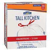 Hill Country Essentials Flap Tie Rose Scented Tall Kitchen 13 Gallon Trash  Bags - Shop Trash Bags at H-E-B