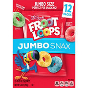 Kellogg's Froot Loops Jumbo Snax Original Cereal Snacks