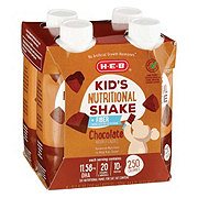 H-E-B Kid's Nutritional Shake + Fiber - Chocolate