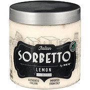 Italian Sorbetto by H-E-B Non-Dairy Frozen Dessert - Lemon