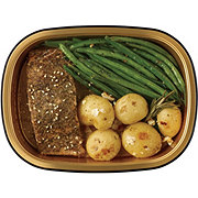 Meal Simple by H-E-B Salmon, Lemon Feta Potatoes & Green Beans