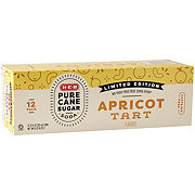 H-E-B Apricot Tart Soda 12 pk Cans - Pure Cane Sugar