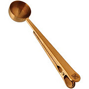 Kitchen & Table by H-E-B Gold Coffee Measuring Spoon & Bag Clip