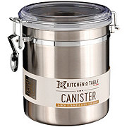 Kitchen & Table by H-E-B Air Tight Stainless Steel Coffee Canister